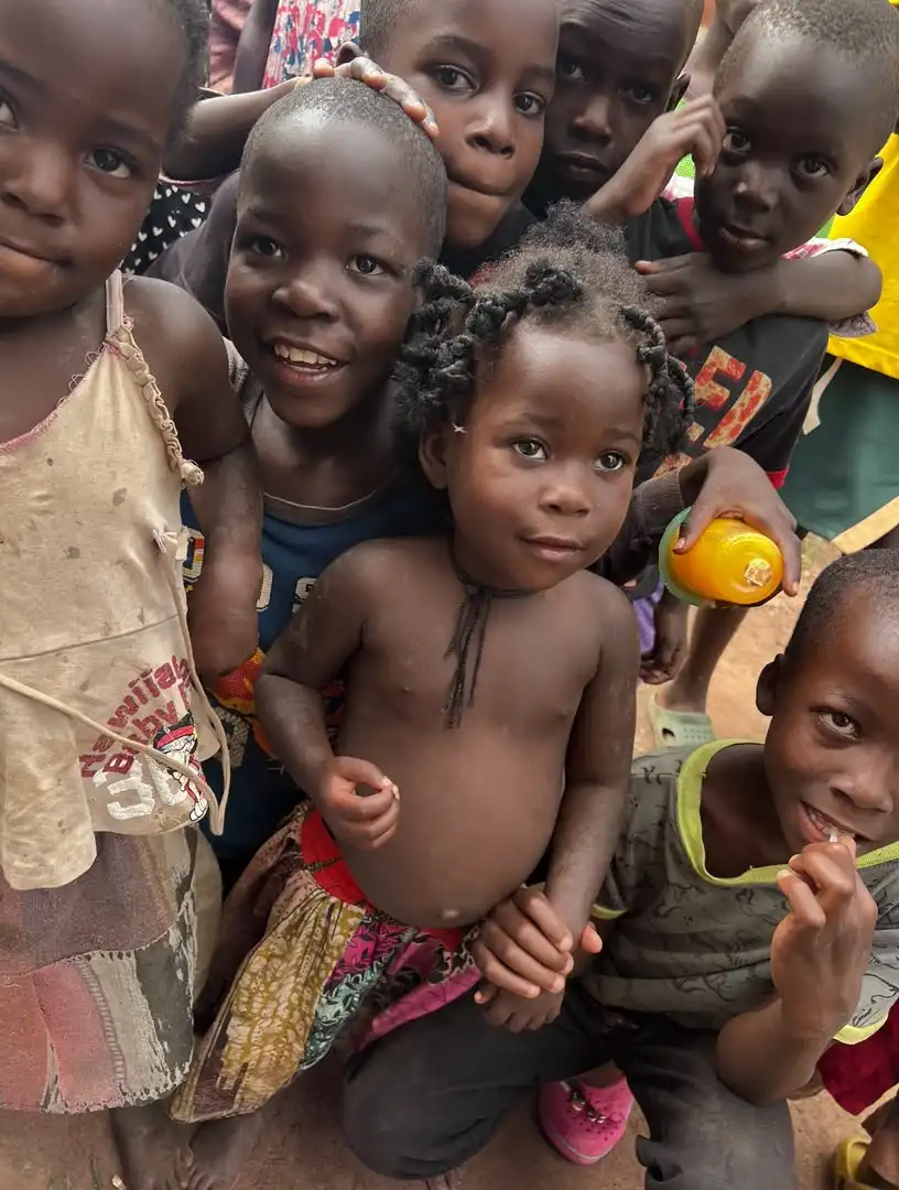 Children enjoying a community event together